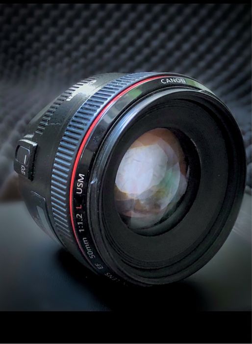 ОБ’ЕКТИВ Canon lens EF 50mm f 1:2 USM.