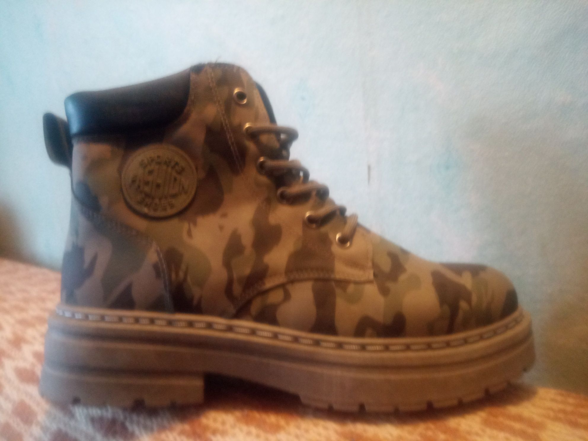 Buty Trapery śniegowce męskie Tommy Hilfiger moro