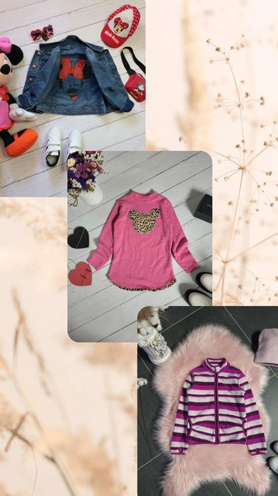 Осінній,зимовий одяг для дівчаток на ріст 122-128