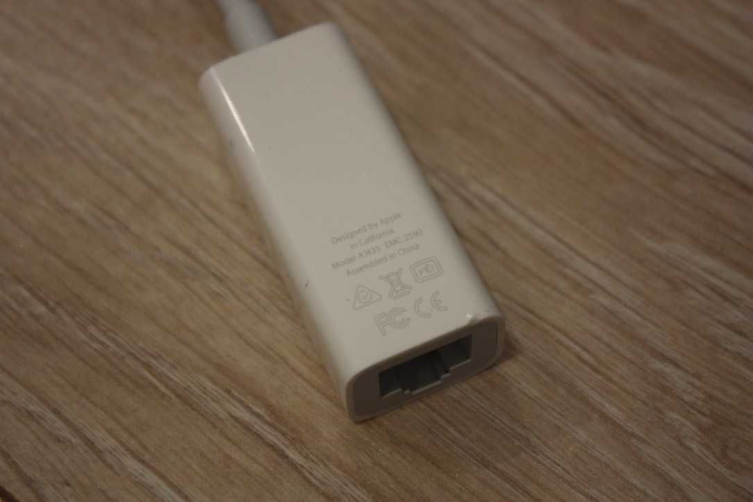 Przejściówka Apple Thunderbolt Gigabit Eth ethernet A1433 Adapter