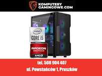 Nowy Komputer Gamingowy i5-14400F 32GB 2TB RX 7800 XT 16GB GW24MC FV23