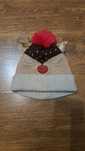 Czapka renifer zimowa pompon rogi primark M/L