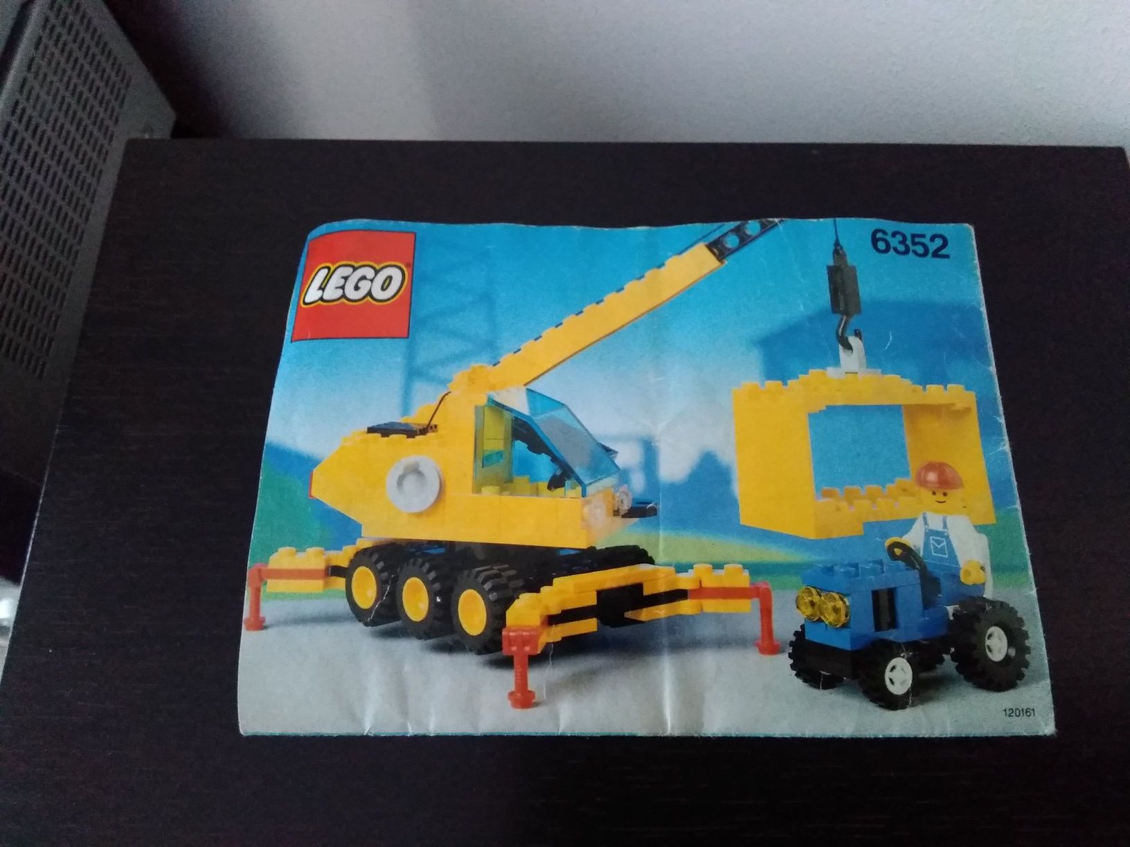 LEGO 6352 Żuraw cargomaster z ciągnikiem 1991r. Dźwig Traktor Vintage.