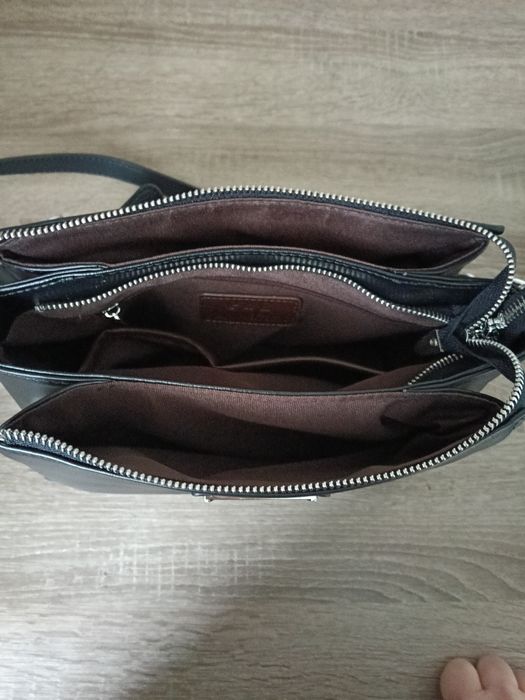 Нова шкіряна сумка Polina & Elterou кожаная сумка женская