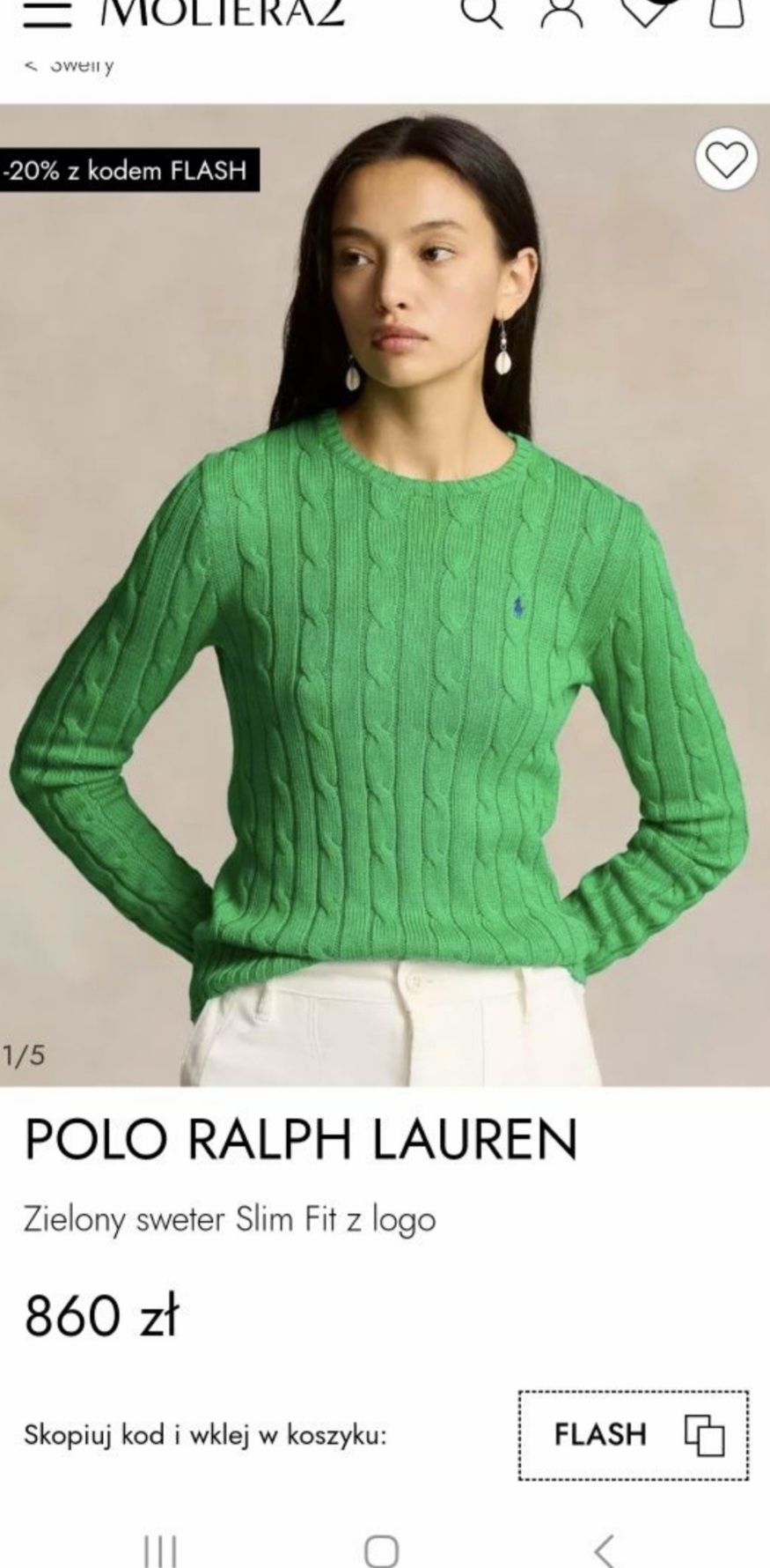 Sweter Ralph Lauren xs