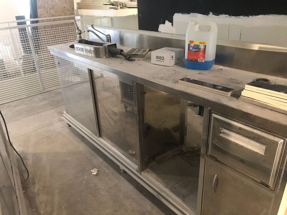 Balcão de inox novo