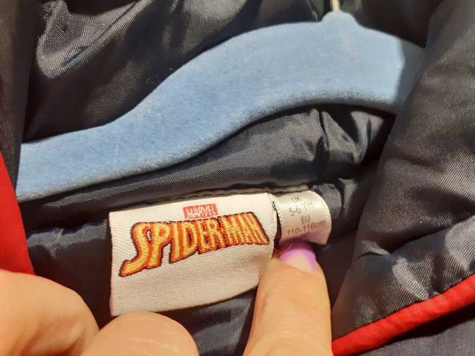 Bezrękawnik kamizelka Spiderman 110 ciepła