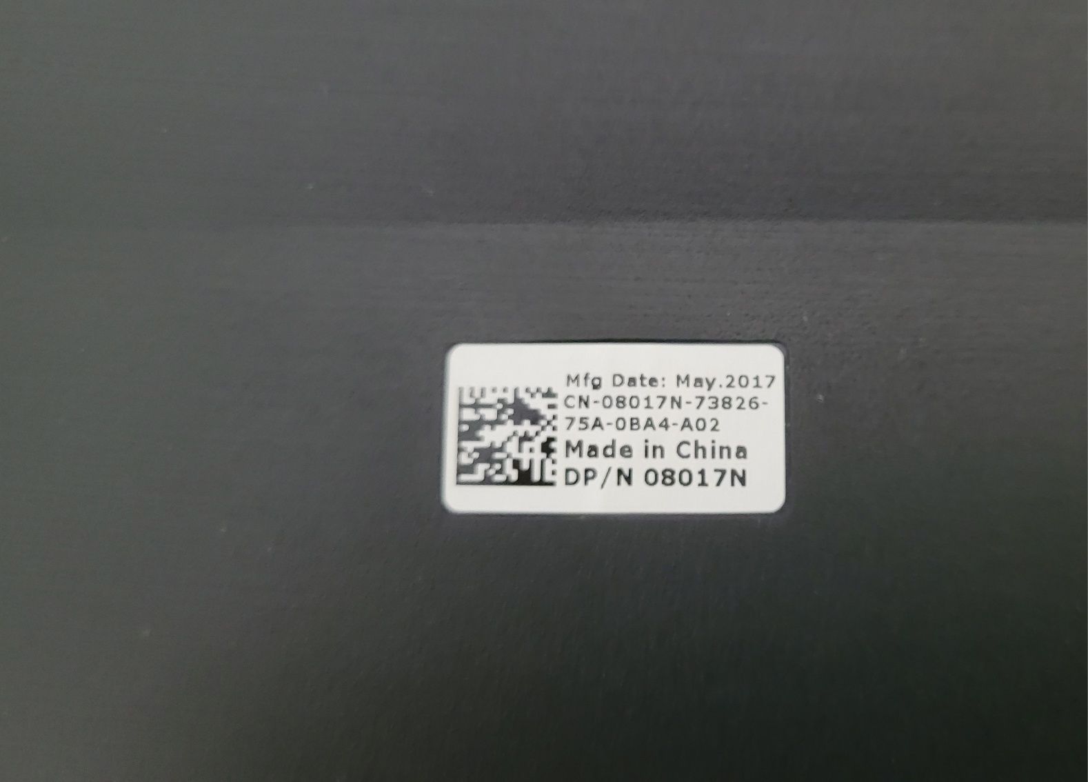 Klawiatura płaska czarna na USB Dell qwerty używana