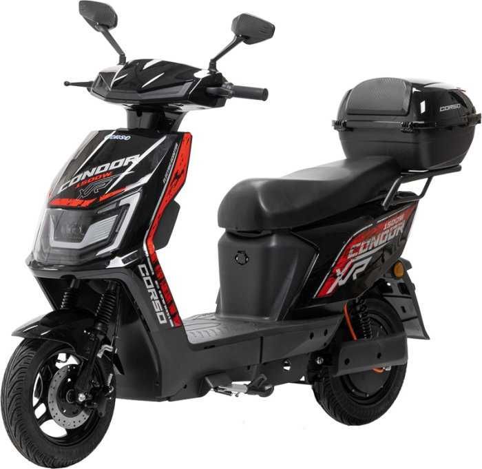Доставка! Літієвий акб! Електричний скутер Corso Condor 1500W 72V30A