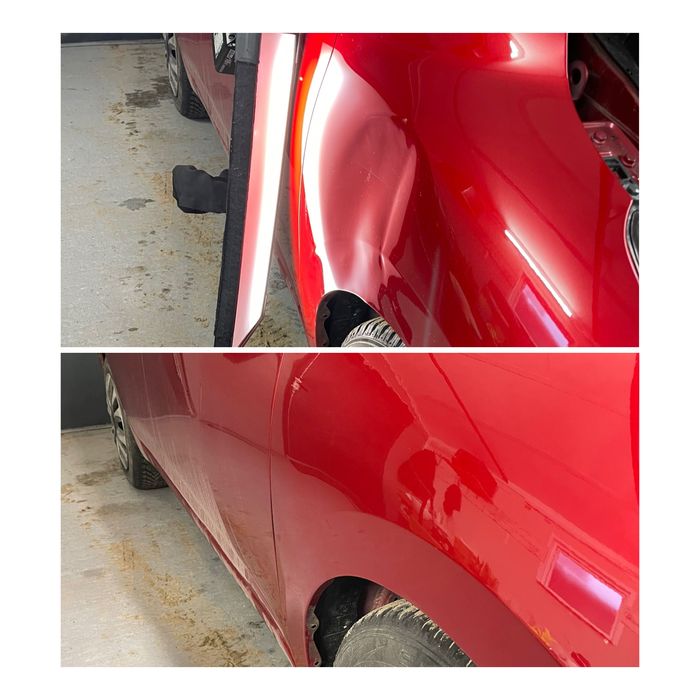 Usuwanie/wyciągania wgnieceń bez lakierowania PDR,Detailing,FoliePPF