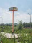 Słup reklamowy, Totem, Pylon - trójstronny z oświetleniem (9,2m)