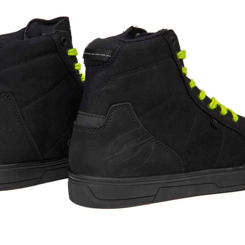 Motocyklowe Buty Męskie OzoneTown Black/Fluo Yellow 44, 45, 47, 48