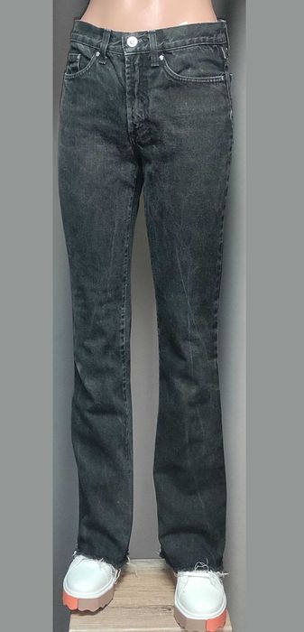 versace jeans couture джинсы брендовые черные женские клеш