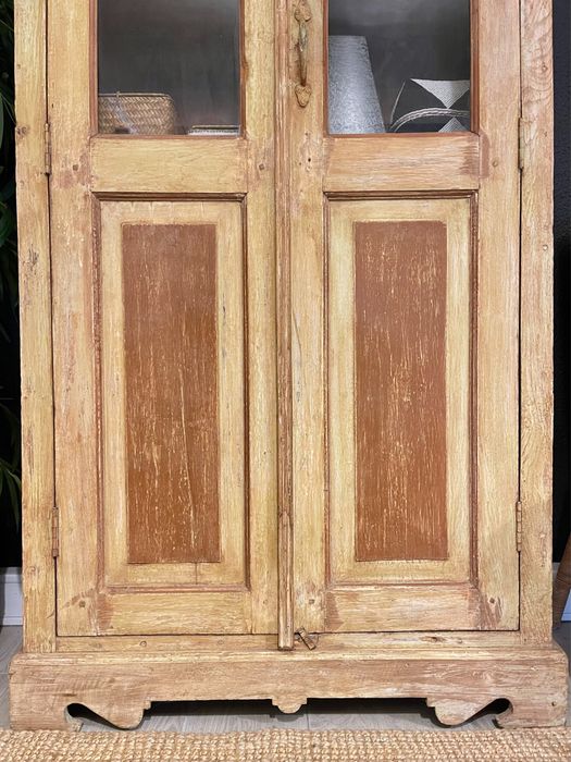 2 vitrine, louceiro, livreiro, movel, aparador, indiano, rustico