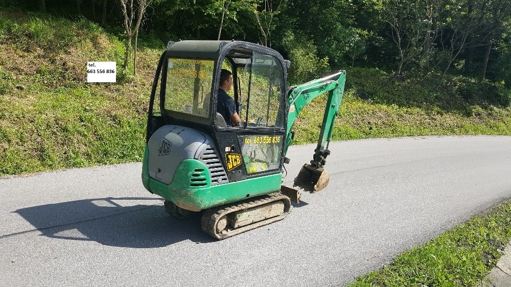 minikoparka koparka wywoz ziemi gruzu ogrodzenia wykopy