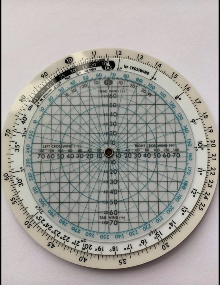 Jeppesen  Calculador de voo circular 'CR5'