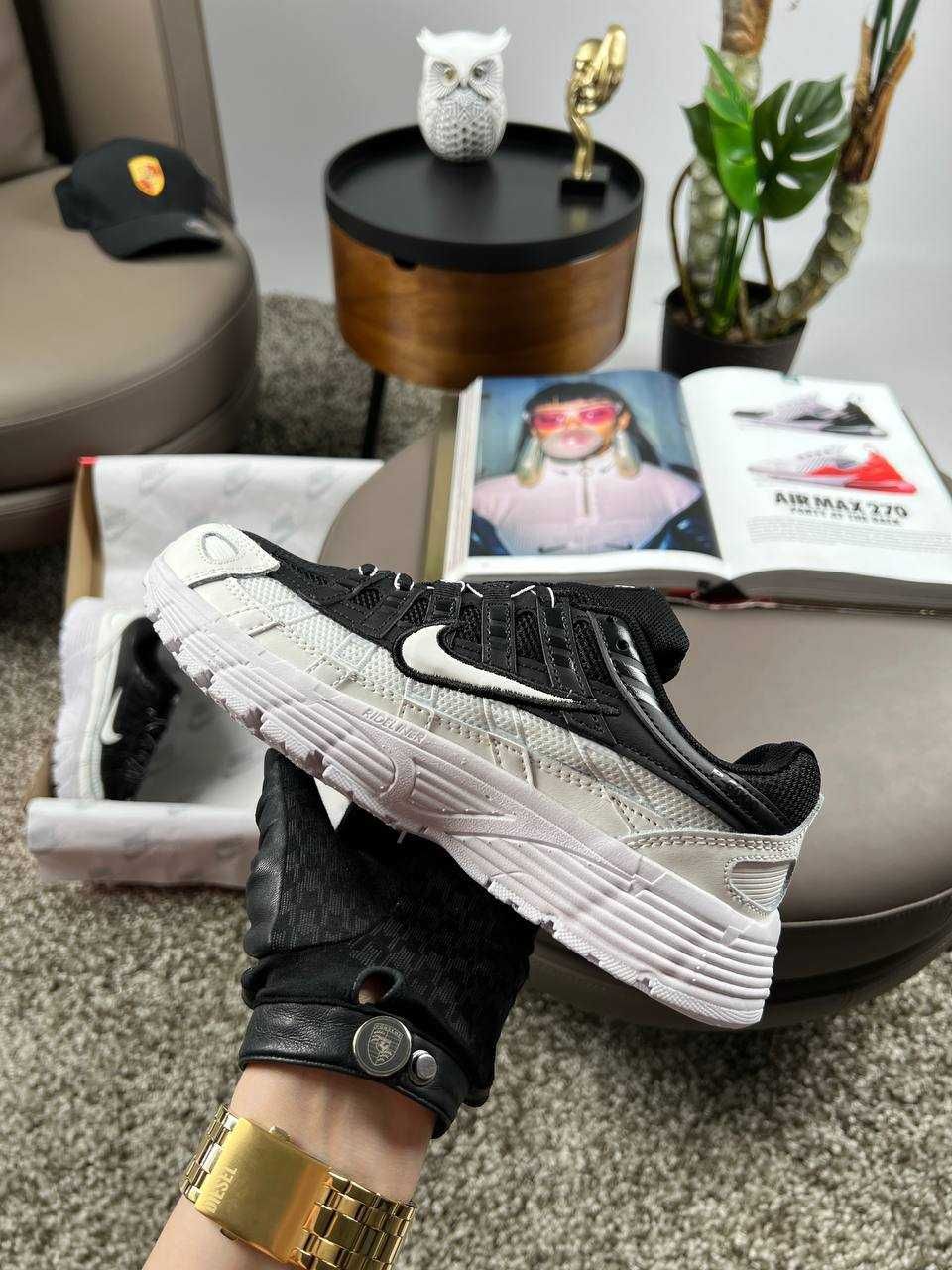 Жіночі кросівки найк Nike P-6000 W White Black [36,37,38,39,40,41]