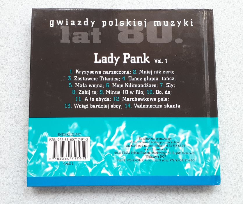 płyta CD Lady Pank - Gwiazdy polskiej muzyki lat 80