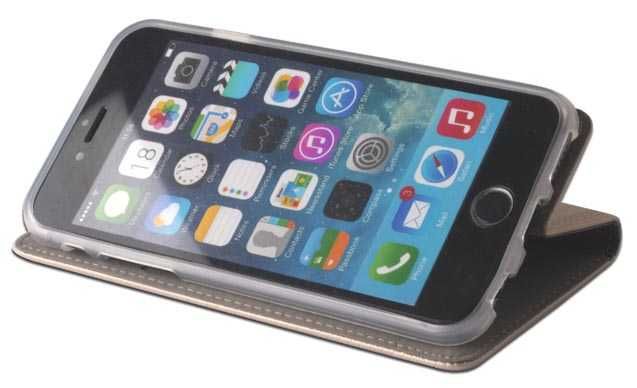 Etui z klapką do Apple iPhone 13 kolor: złoty