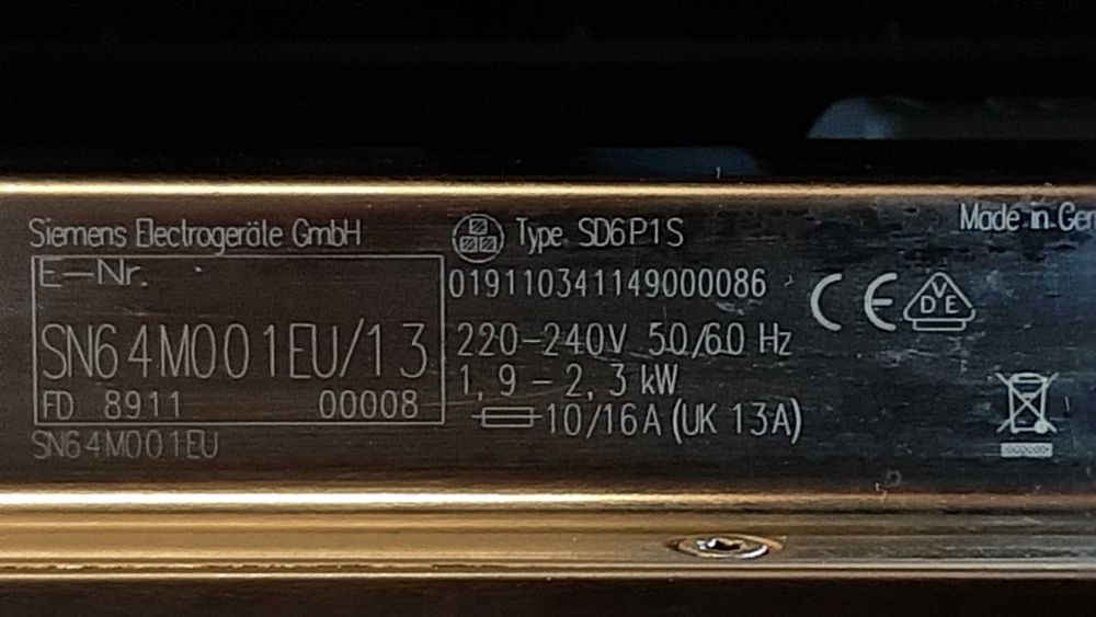 sprawna zmywarka do zabud. SIEMENS 60 cm DOSTAWA, CZYTAJ