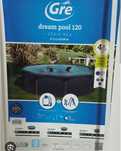 NOWy Basen Kea 460cm x 120cm KIT460GF filtr piaskowy 4m3, stalowy drab