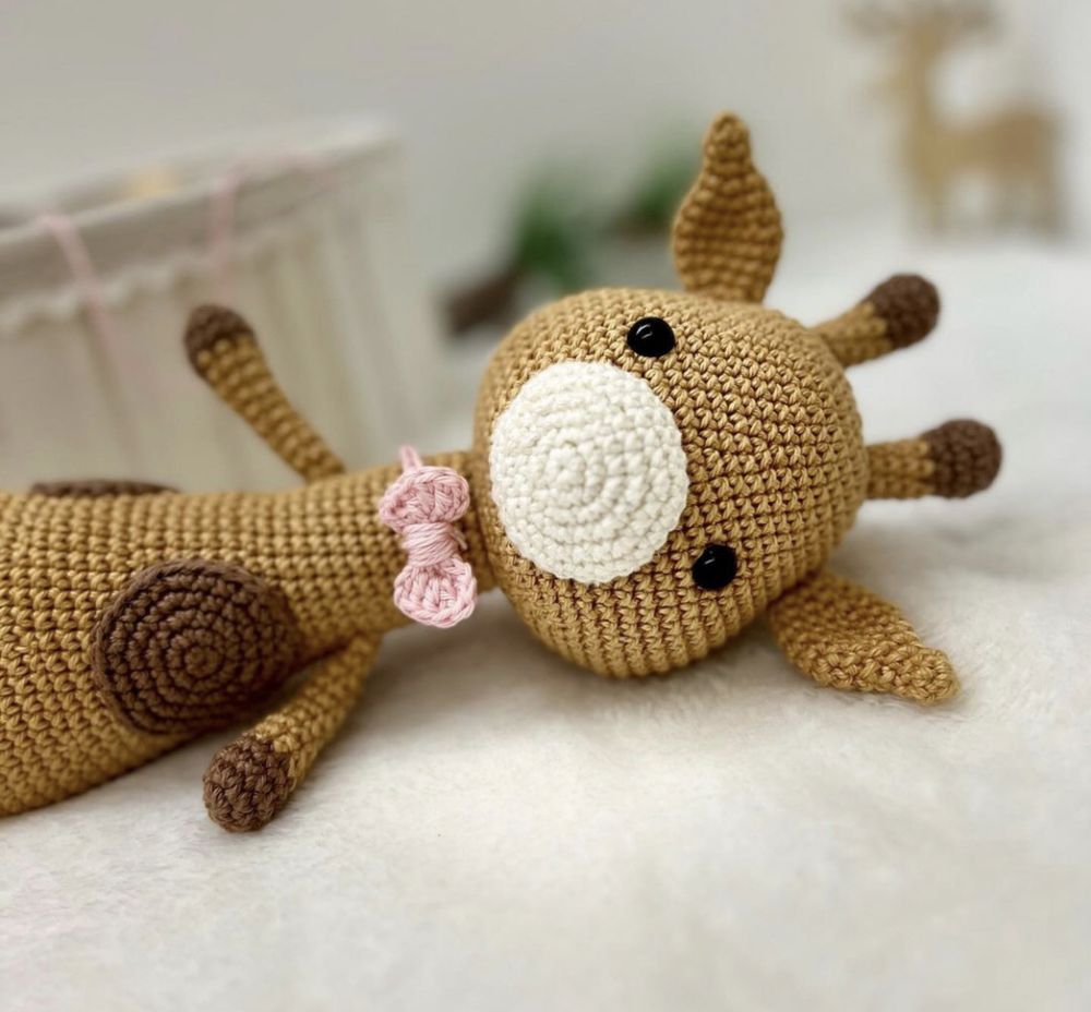 Girafa em croche / amigurumi