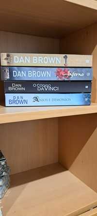 Conjunto 4 livros Dan Brown