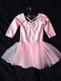 Sukienka baletnica różowa 74 dla dziewczynki