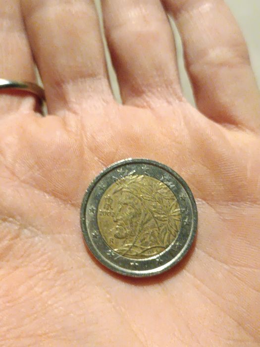 Moeda 2€ rara Dante Alighieri