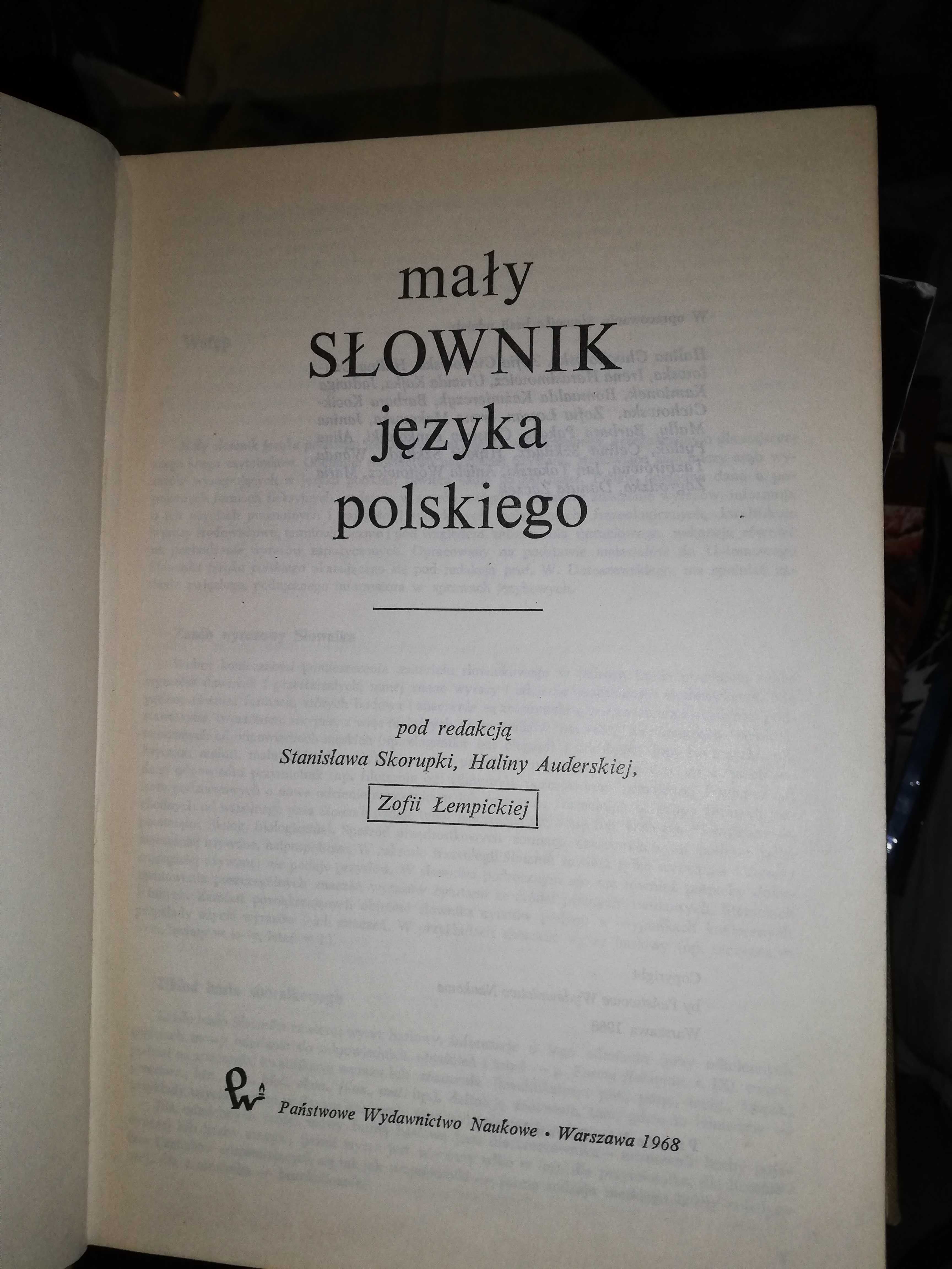 Mały słownik języka polskiego PWN