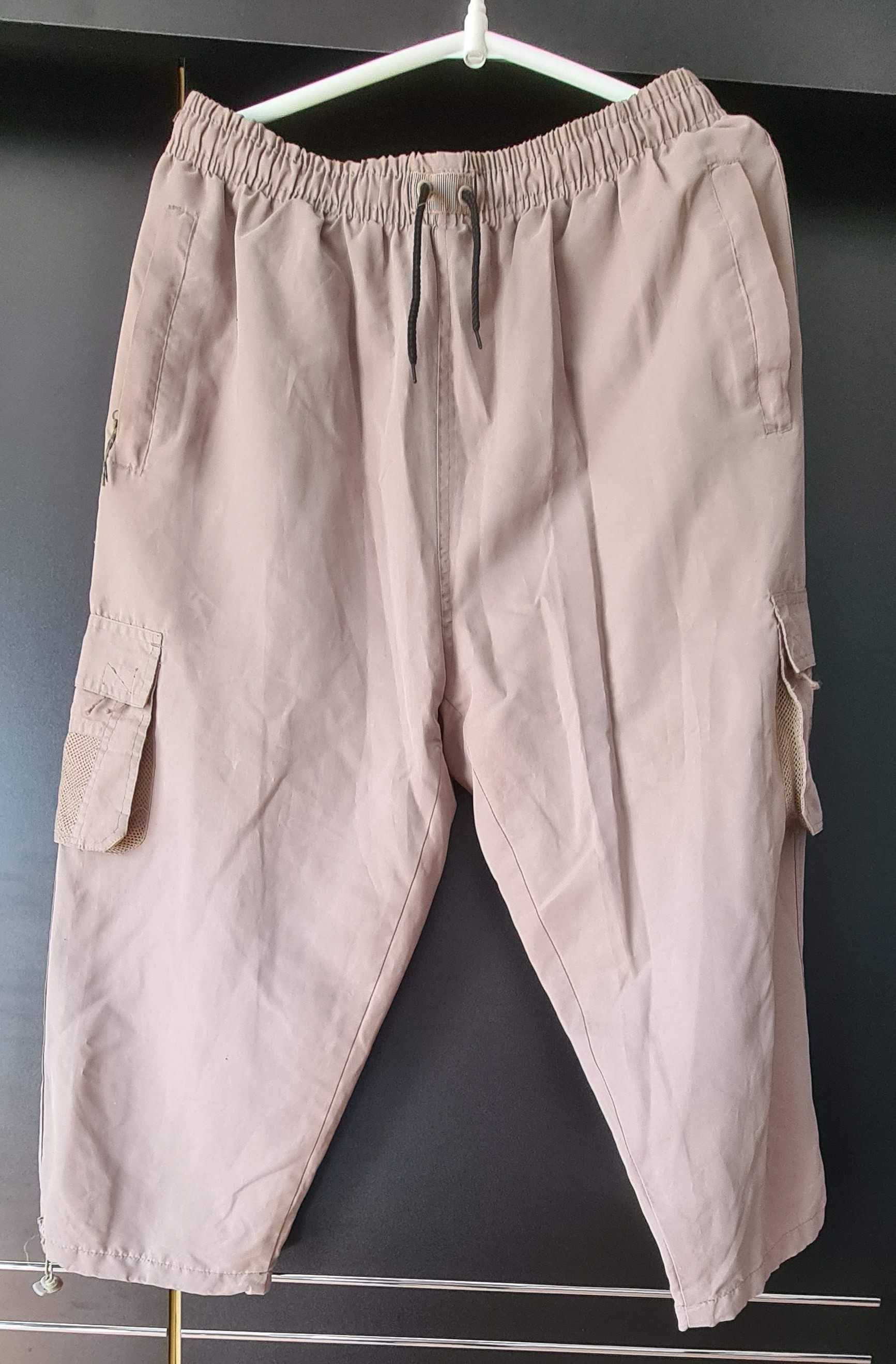 Męskie spodenki rybaczki w kolorze Khaki Capo rozmiar L