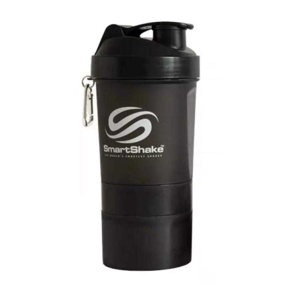 SmartShake Gunsmoke Black 800 ml z pojemniczkami