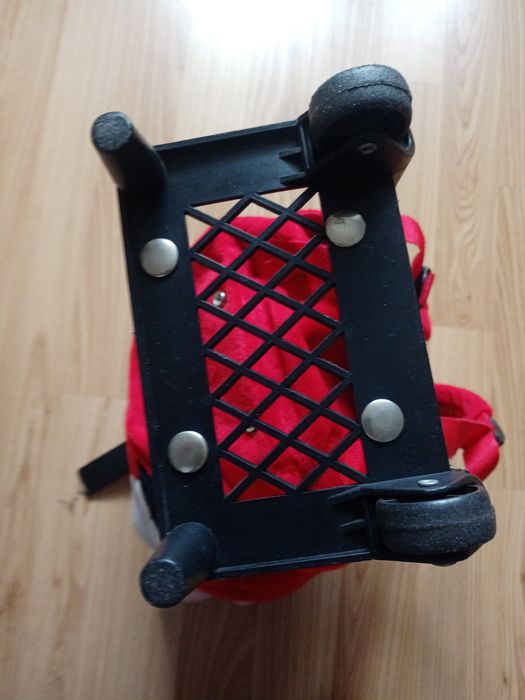 Plecak do przedszkola na kółkach krówka