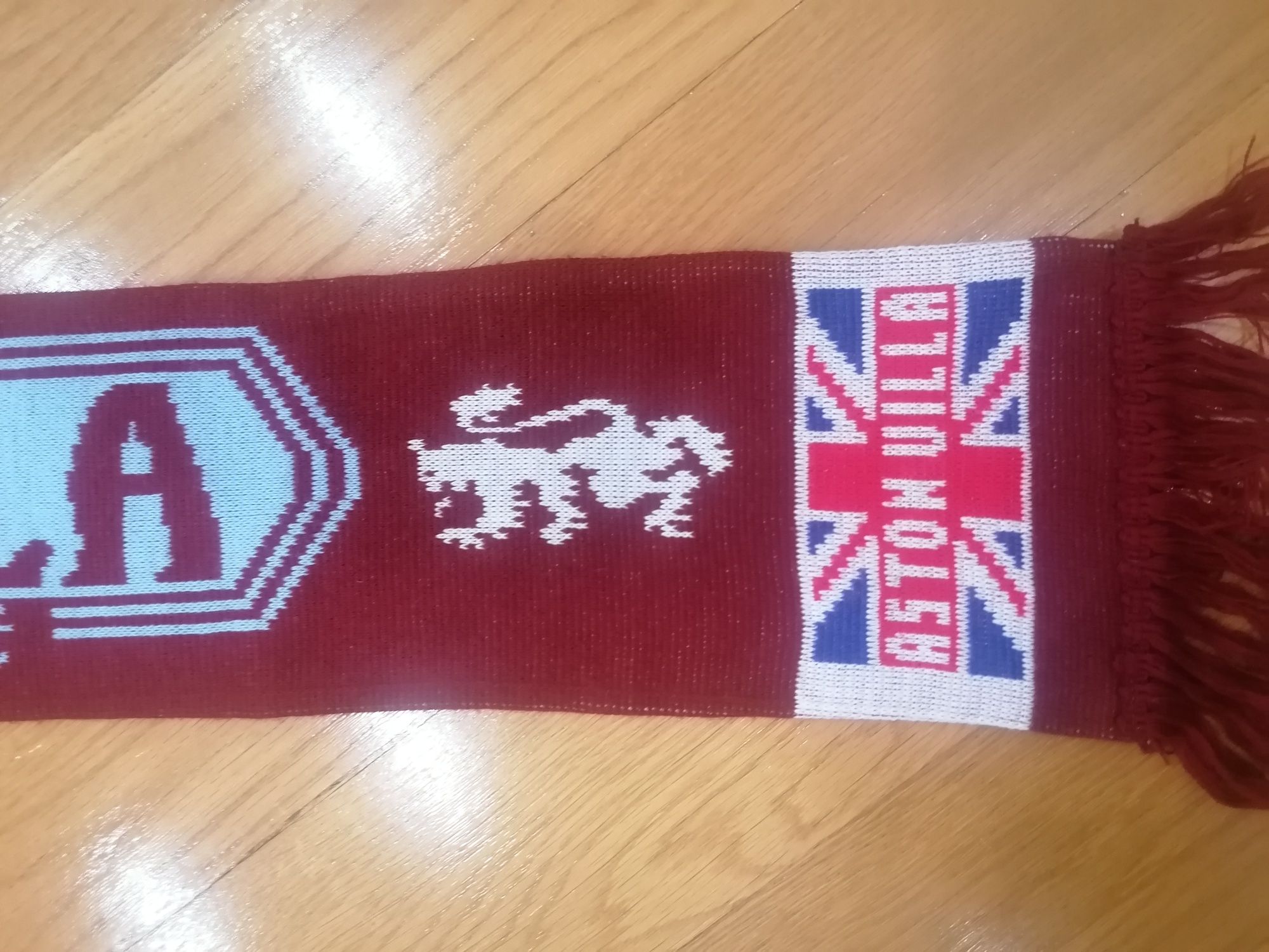 Cachecol Aston Villa clube Ingles