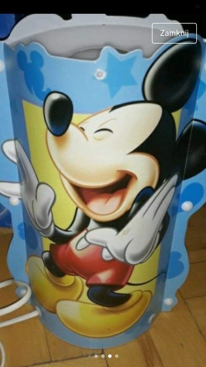 Niespodzianka  Gratis  Lampka nocna  z Myszka Mickey.  Zapraszam