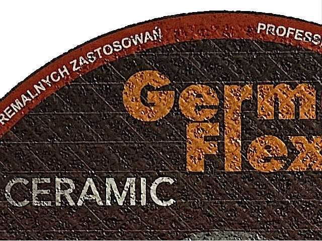 GERMAFLEX CERAMICZNA Tarcza tarcze do cięcia metalu INOX 125x1.0 mm SG