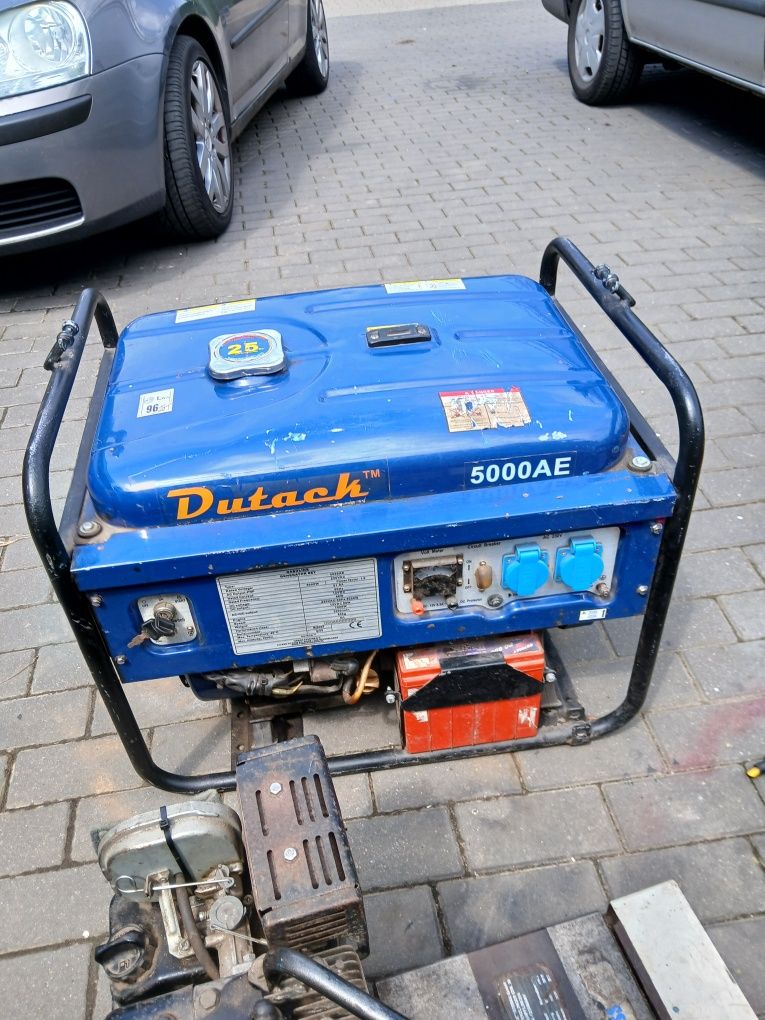 agregat prądotwórczy duży 7000 w 230 v silnik 13 hp