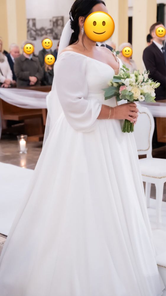 Suknia ślubna plus size