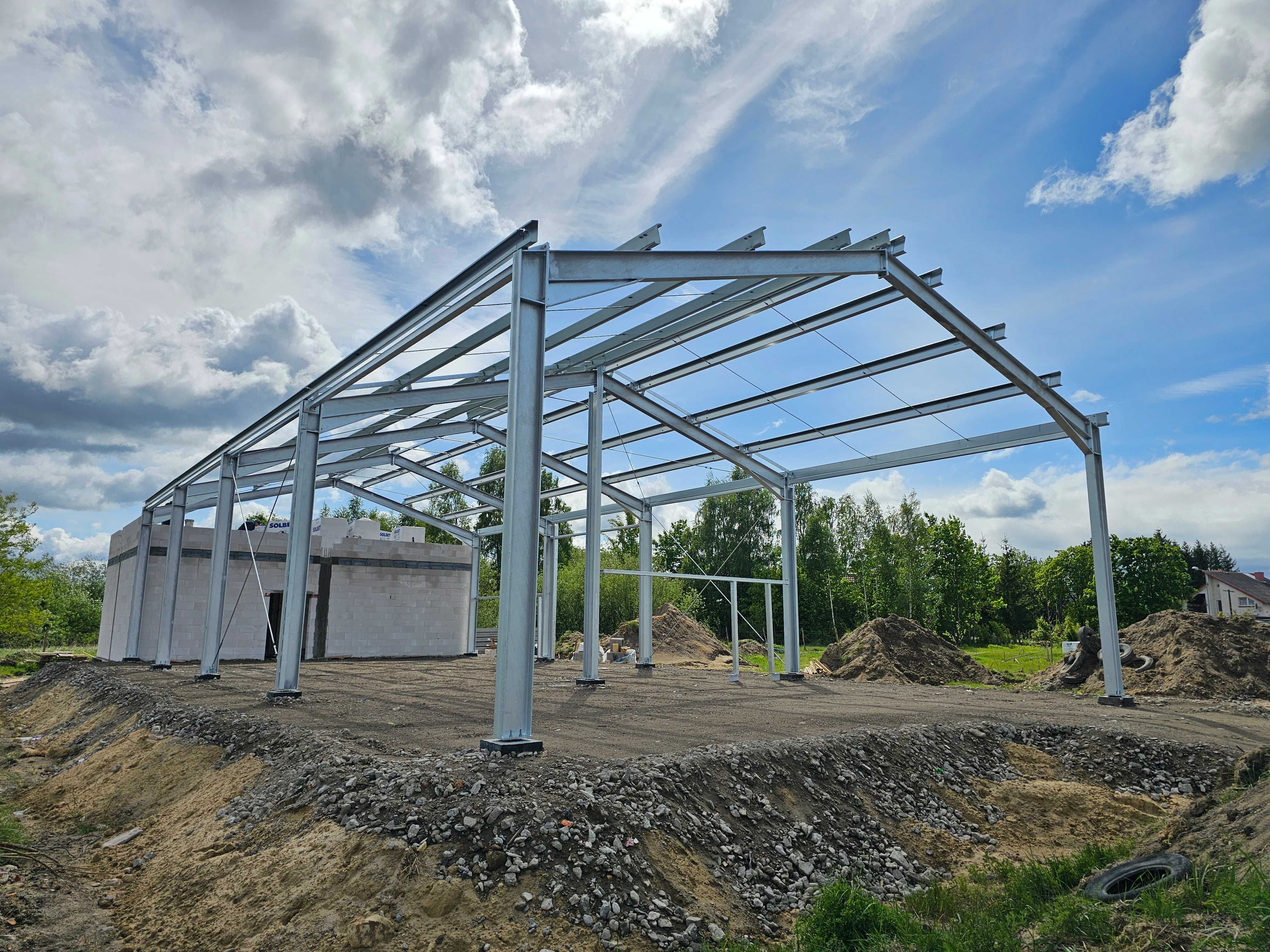 Hala stalowa produkcja, montaż wraz z obudową