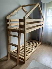 Łóżko piętrowe - domek Adeko Mila (ok. 76,5x195 cm)