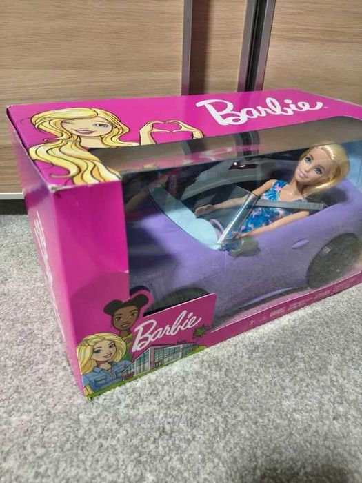Barbie Fioletowy Kabriolet z lalką