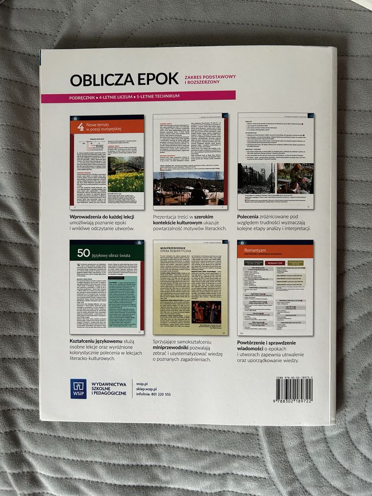 Podręcznik do języka polskiego OBLICZA EPOK 2.1