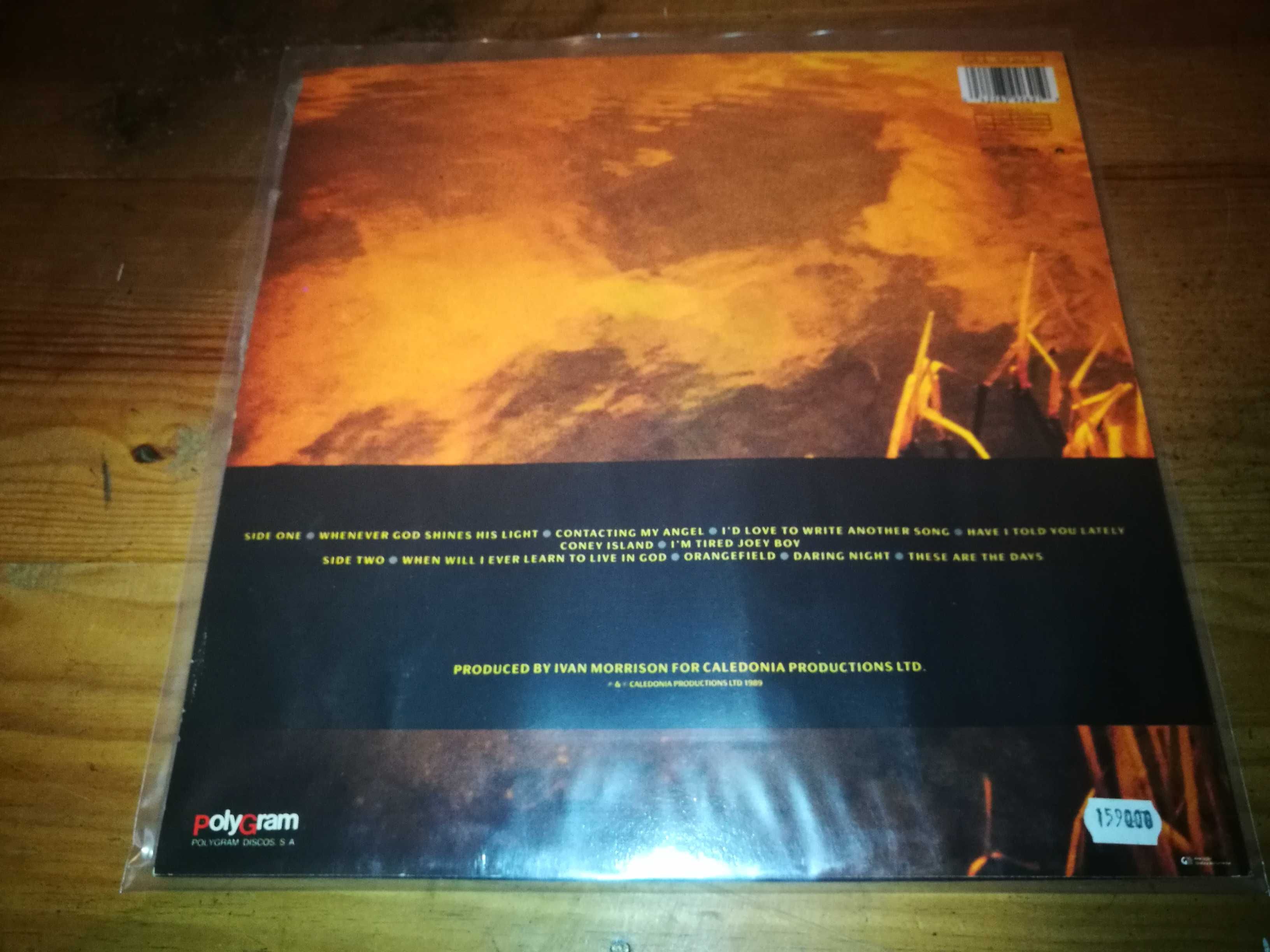 VAN   MORRISON (Folk Rock) Avalon Sunset   (Ed Port - 1989) LP