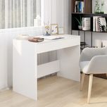 Vidaxl Biurko, Biała, 101X50X76,5 Cm, Materiał Drewnopochodny