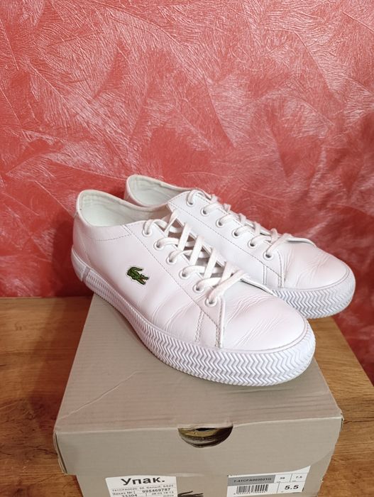 Кеды Lacoste женские кожаные