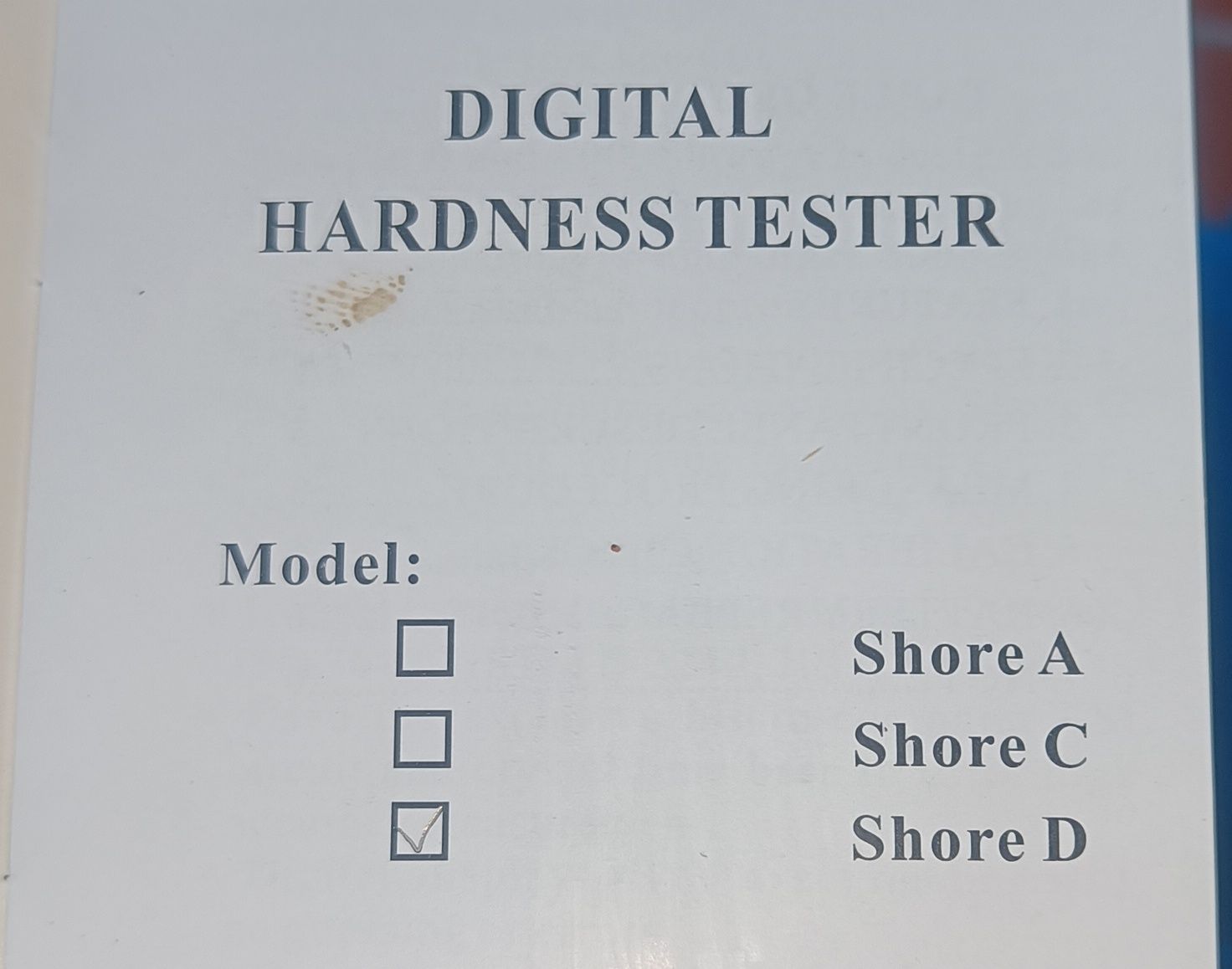 Twardościomierz, Durometr, Sauter HDD 100-1 Shore D