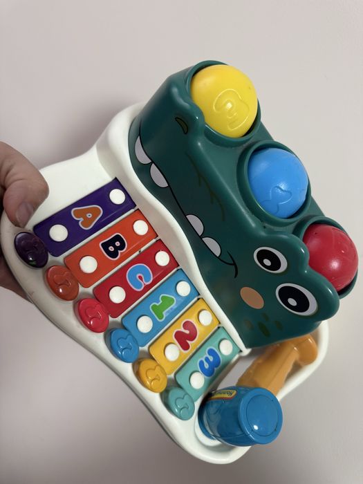 Музична іграшка Ксилофон-крокодил