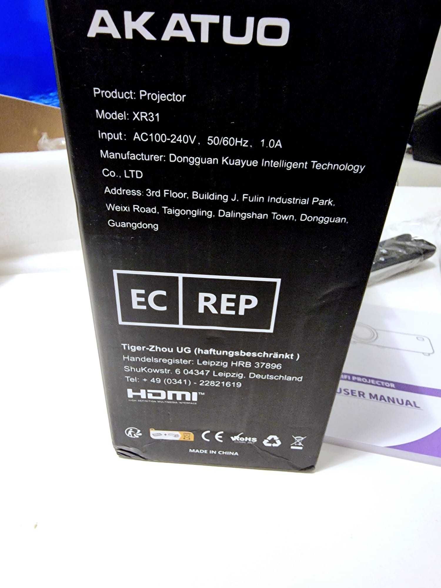 Projektor LCD AKATUO WI-FI XR31 , Full HD 1080P