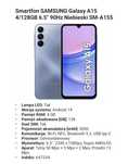 Smartfon SAMSUNG Galaxy A15 4/128GB 6.5" 90Hz Niebieski SM-A155