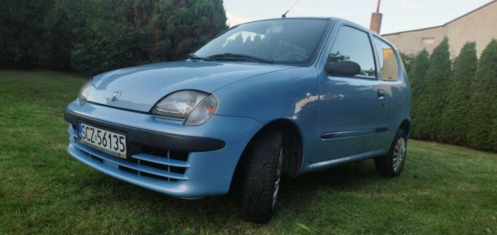 Fiat Seicento 2001 1.1 /el.szyby/centr.zamek/2xairbag/ wsp.kierownicy
